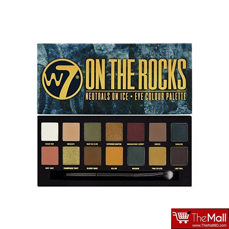 W7 On The Rocks Neutrals On Ice Eye Colour Palette