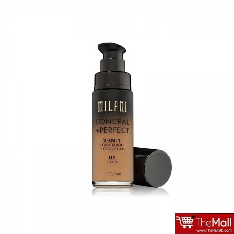 Milani Conceal + Perfect 2-in-1 Foundation + Concealer 30ml - 07 Sand