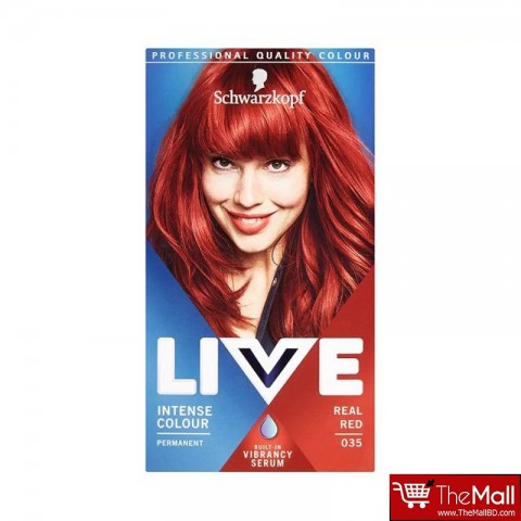 Schwarzkopf Live Intense Permanent Colour - 035 Real Red