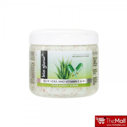 Bio Glow Aloe Vera & Vitamin E Face & Body Scrub 300ml