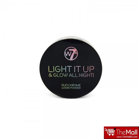 W7 Light It Up & Glow All Night ! Duo Chrome Loose Powder 4g - No Vacancy