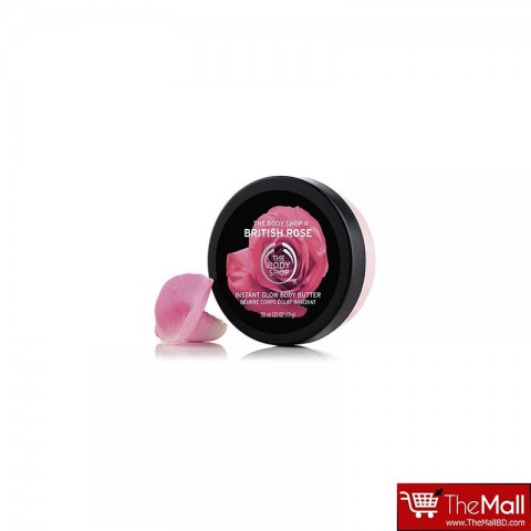 The Body Shop British Rose Instant Glow Body Butter 50ml