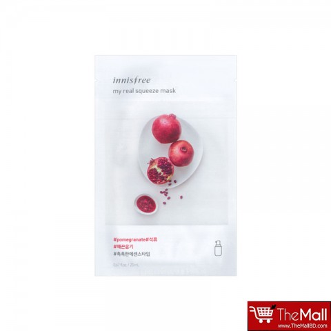 Innisfree My Real Squeeze Mask 20ml - Pomegranate
