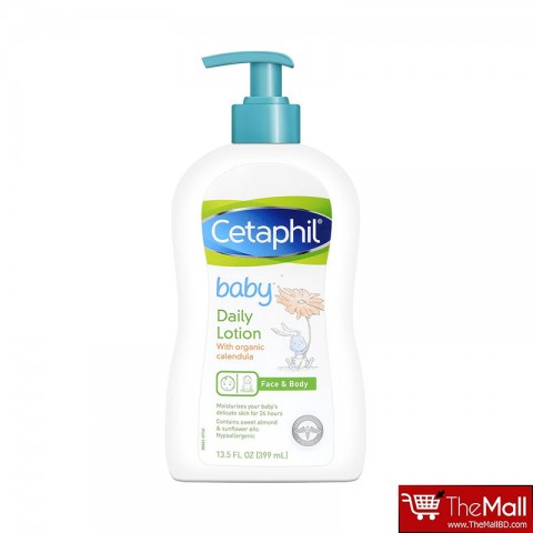 Cetaphil Baby Daily Lotion With Organic Calendula For Baby's Sensitive Skin 399ml