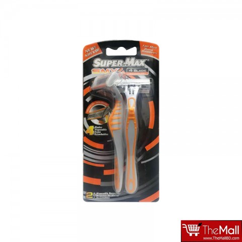 Super Max SMX 4 Blade Technology Disposable Razors