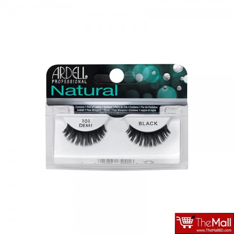 Ardell Natural False Eyelashes - 101 Demi Black