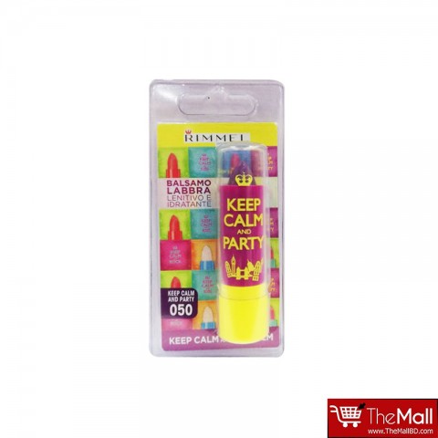 Rimmel Keep Calm And Party Lip Balm 3.8g - 050 Violet Blush