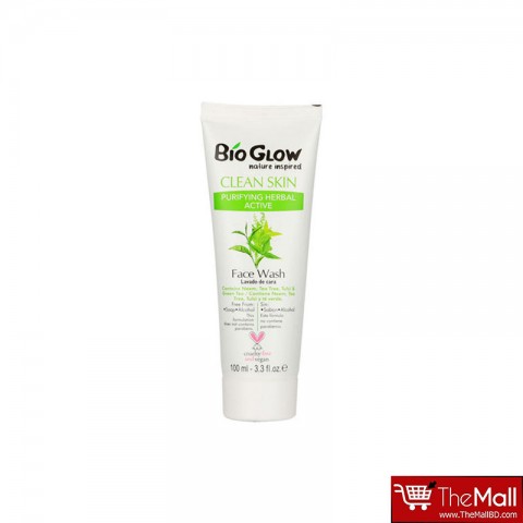 Bio Glow Clear Skin Purifying Herbal Active Face Wash 100ml