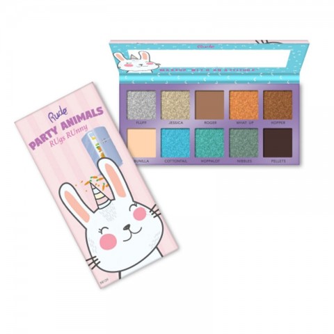 Rude Party Animal 10 Eyeshadow Palette - RUgs Runny