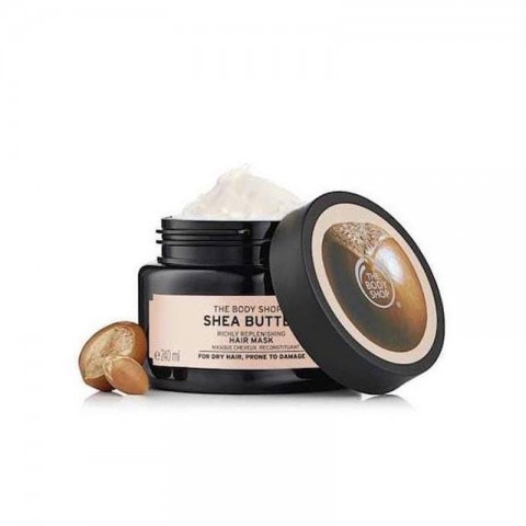The Body Shop Shea Butter Richly Replenishing Hair Mask For Dry Hair, Prone To Damage 240ml