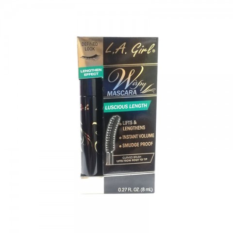 L.A. Girl Luscious Length Wispy Mascara 8ml - GMS646 Very Black