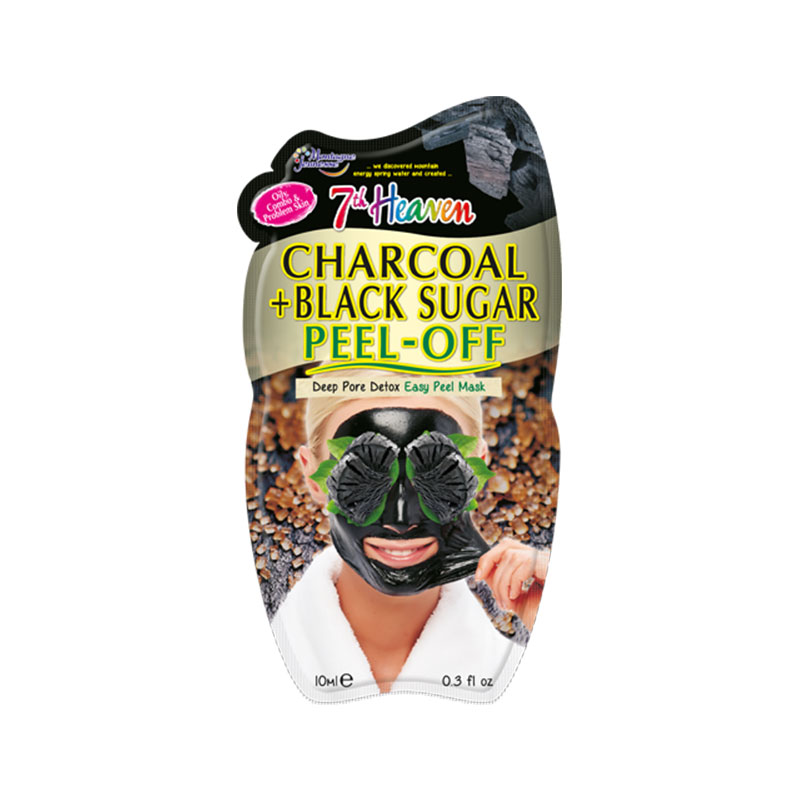 7th Heaven Montagne Jeunesse Charcoal + Black Sugar Peel-Off mask