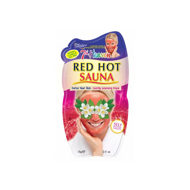 7th Heaven Montagne Jeunesse Red Hot Sauna Gently Warming Face Mask 15g