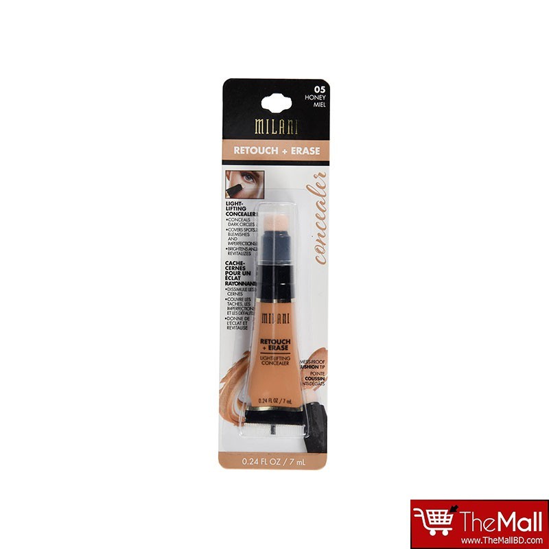 Milani Retouch + Erase Light Lifting Concealer 7ml - 05 Honey