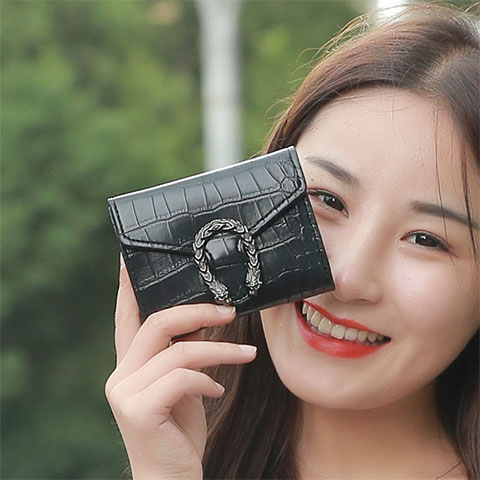 All Match Crocodile Pattern Wallet