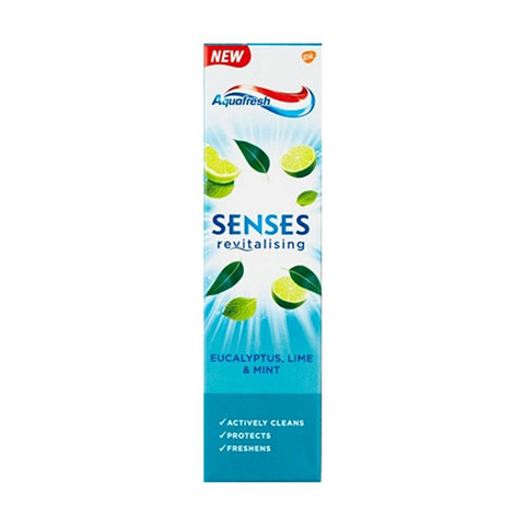 Aquafresh Senses Revitalising Eucalyptus Lime & Mint Toothpaste 75ml