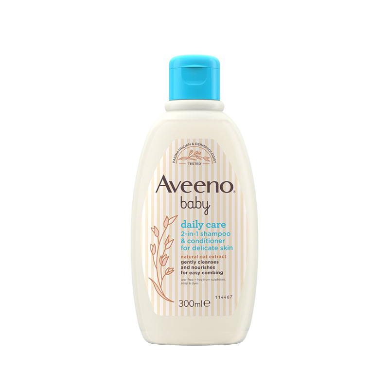 Aveeno Baby Daily Care 2-in-1 Shampoo & Conditioner 300ml
