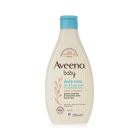 Aveeno Daily Care Baby Hair & Body Wash For Sensitive Skin 250ml