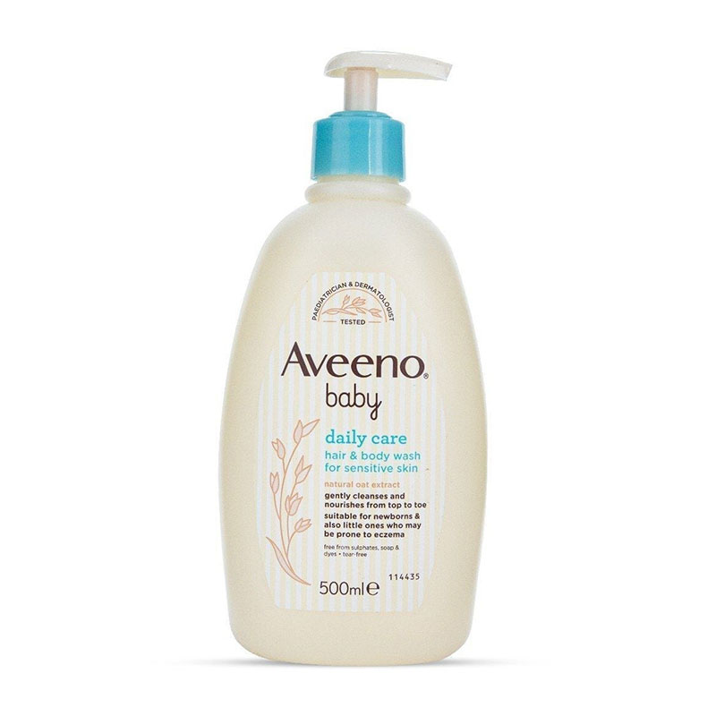 Aveeno Baby Daily Care Hair & Body Wash For Sensitive Skin 500ml