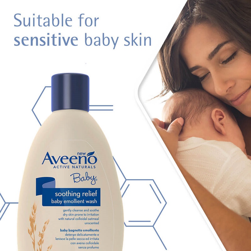 Aveeno Baby Soothing Relief Baby Emollient Wash 354ml