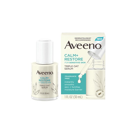 Aveeno Calm + Restore Triple Oat Serum  For Sensitive Skin 30ml