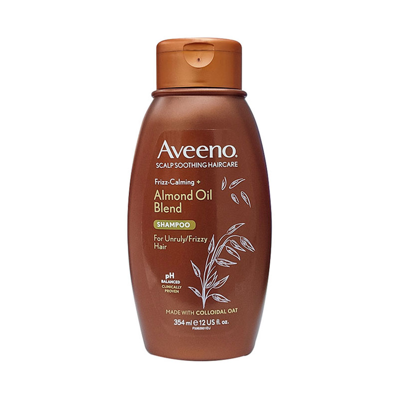Aveeno Frizz-Calming + Almond Oil Blend Shampoo For Unruly Frizzy Hair 354ml