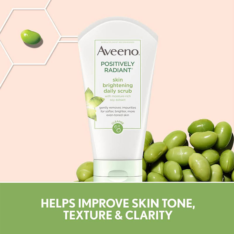 Aveeno Positively Radiant Skin Brightening Daily Face Scrub 56.7g