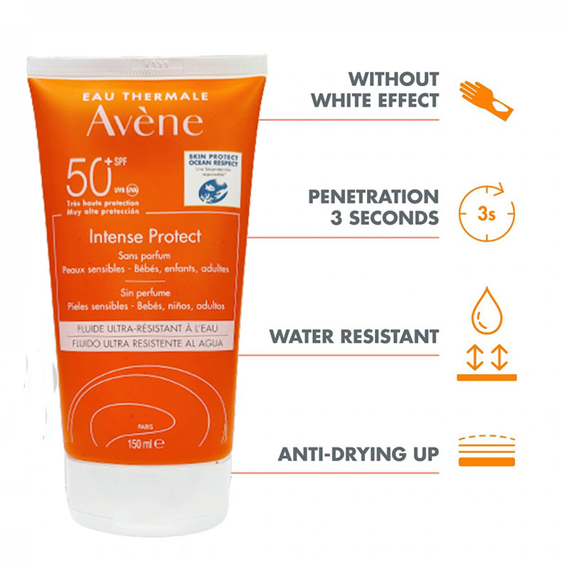 Avene Intense Protect Fragrance-Free Fluid 150ml - SPF50+