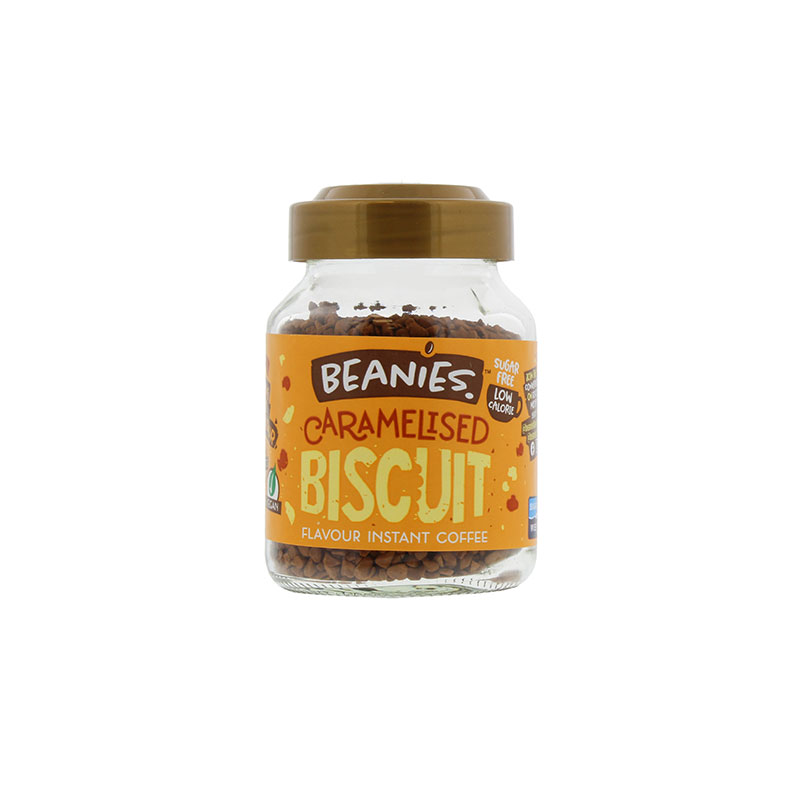 Beanies Caramelised Biscuit Flavour Instant Coffee 50g