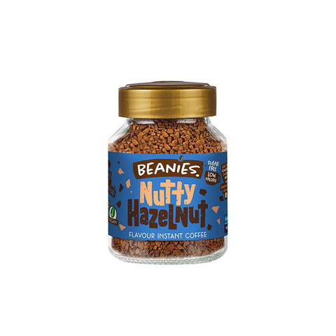 Beanies Nutty Hazelnut Flavoured Instant Coffee 50g