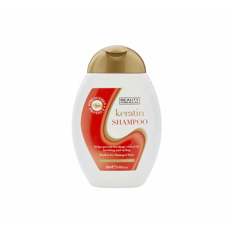 Beauty Formulas Keratin Shampoo Perfect for Damaged Hair 250ml