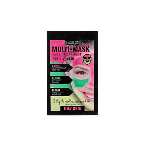 Beauty Formulas Multi-Mask Face Treatment For Oily Skin 15g