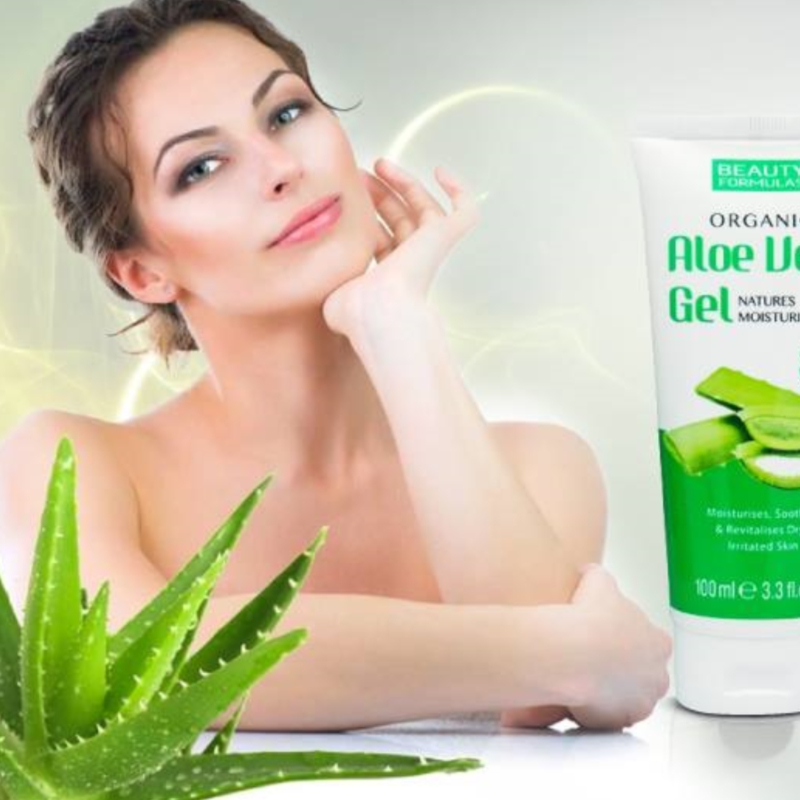 Beauty Formulas Organic Aloe Vera Nature Moisturiser Gel 100ml