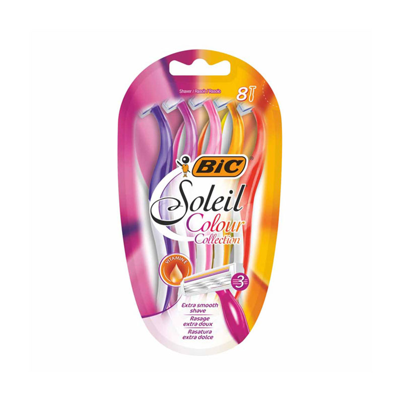 Bic Soleil Colour Collection Extra Smooth Shave - 8 Razors