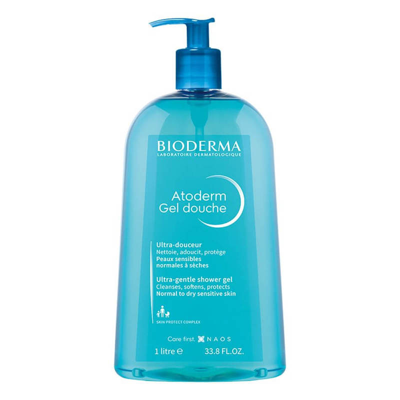 Bioderma Atoderm Ultra Gentle Shower Gel For Normal To Dry Sensitive Skin 1ltr