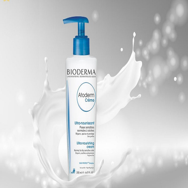 Bioderma Atoderm Ultra Nourishing Cream for Normal To Dry Sensitive Skin 200ml