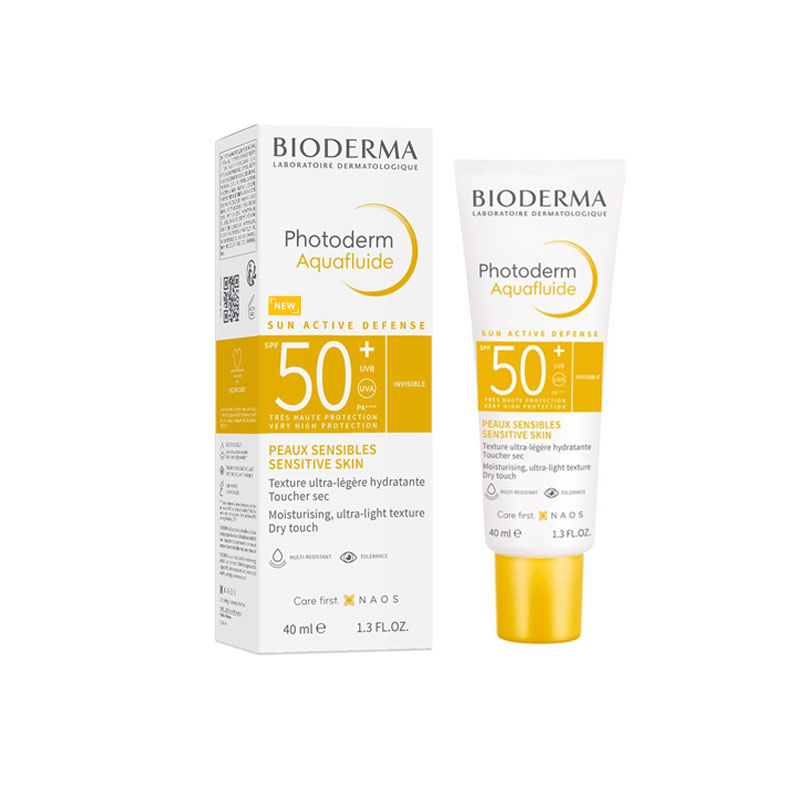 Bioderma Photoderm Aquafluide SPF 50+ For Sensitive Skin 40ml - Invisible