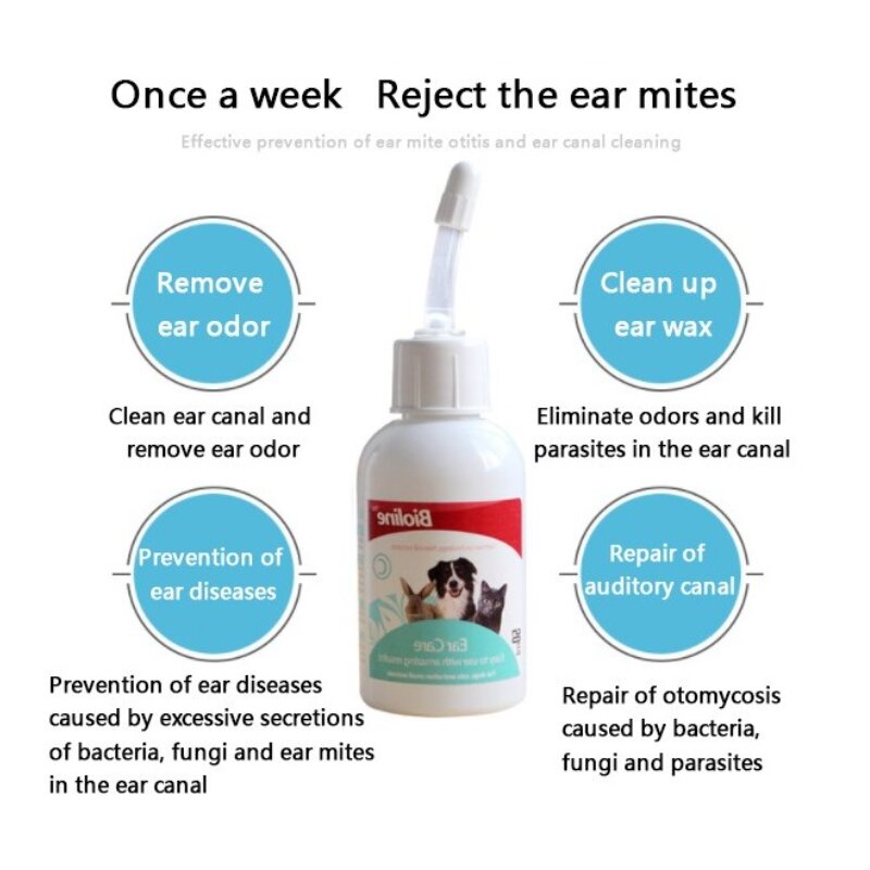 Bioline Ear Care Drops For Pet 50ml