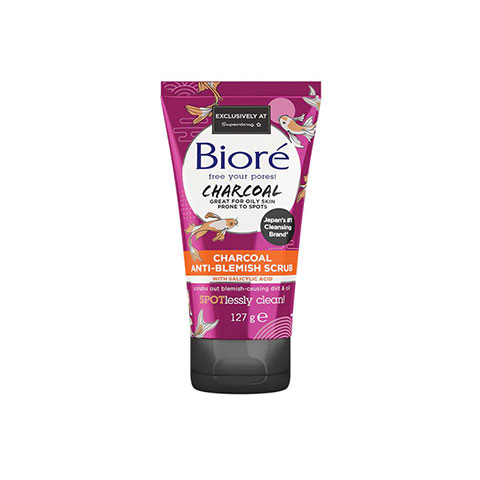 Biore Charcoal Anti-Blemish Face Scrub 127g