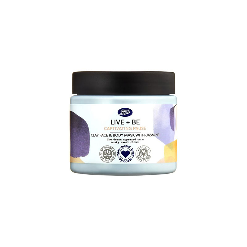 Boots Clay Face And Body Mask With Jasmine 200ml