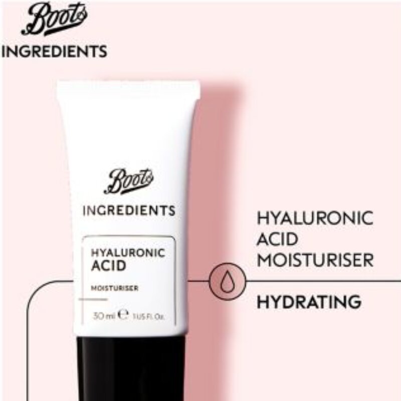 Boots Ingredients Hyaluronic Acid Moisturiser 30ml The MallBD