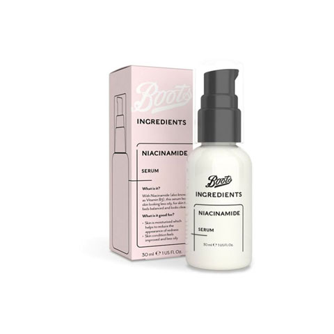 Boots Ingredients Niacinamide serum 30ml