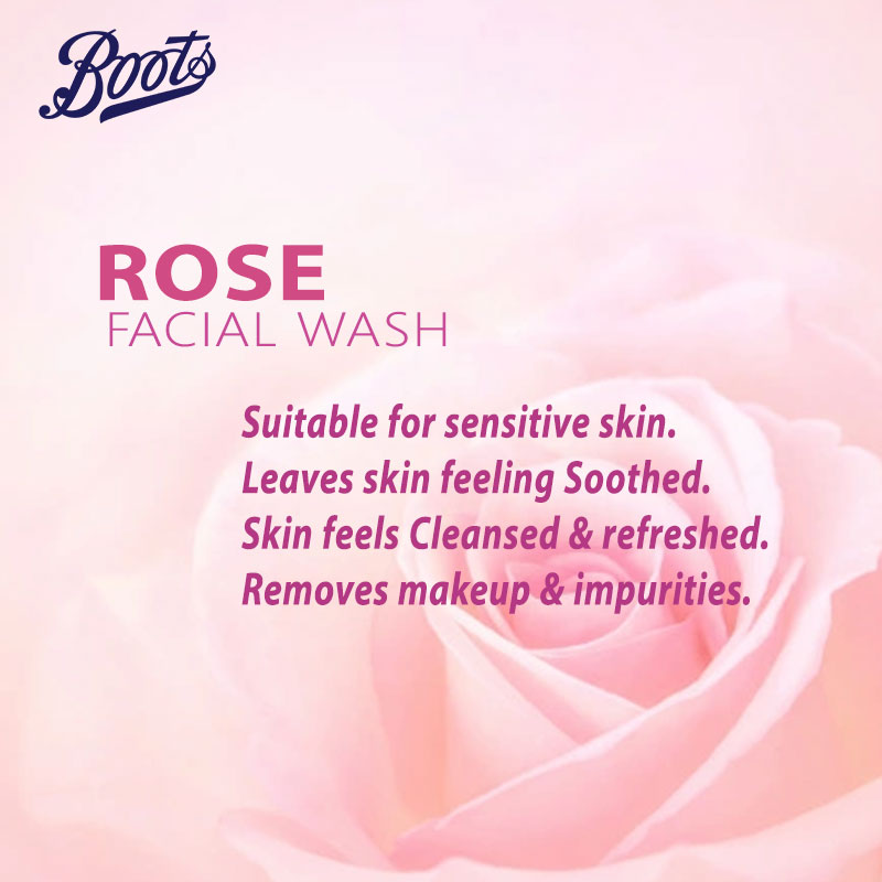 Boots Rose Facial Wash 150ml