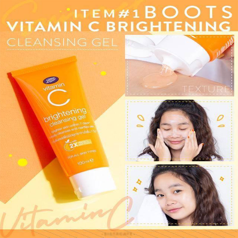 Boots Vitamin C Brightening Cleansing Gel 100ml