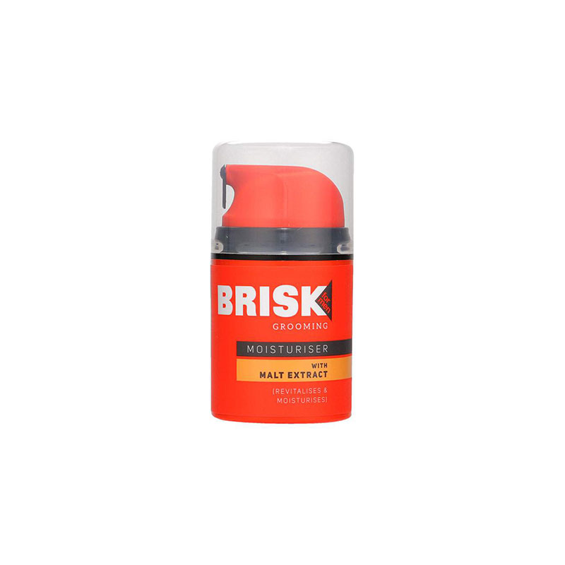 Brisk Grooming for Men Moisturiser with Malt Extract 50ml