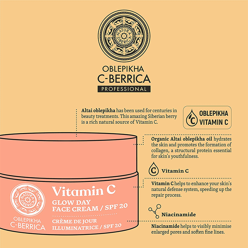 C-Berrica Vitamin C Glow Day Face Cream 50ml