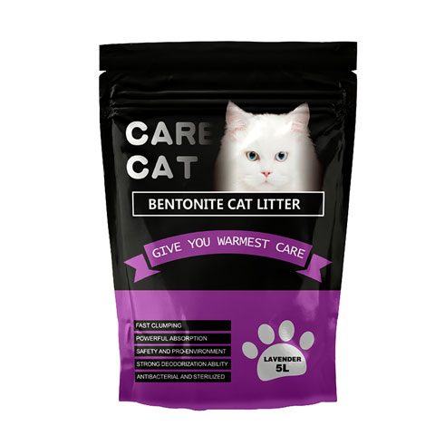 Care Cat Bentonite Cat litter Lavender Flavour 5L