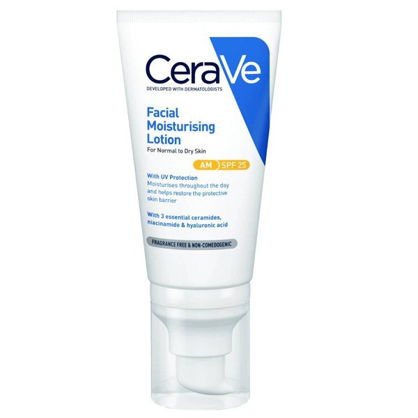CeraVe AM Facial Moisturising Lotion For Normal To Dry Skin 52ml - SPF 25