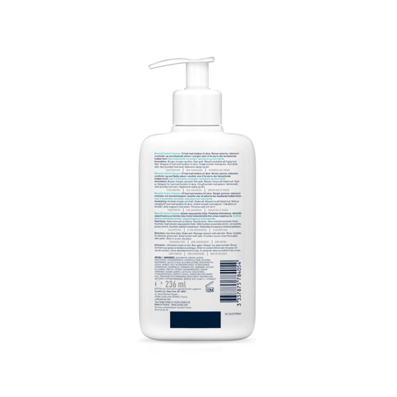 Cerave Blemish Control Cleanser For Blemish Prone Skin 236ml The Mallbd