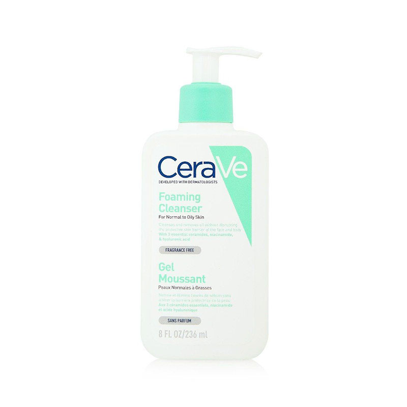 CeraVe Foaming Cleanser for Normal to Oily Skin 236ml